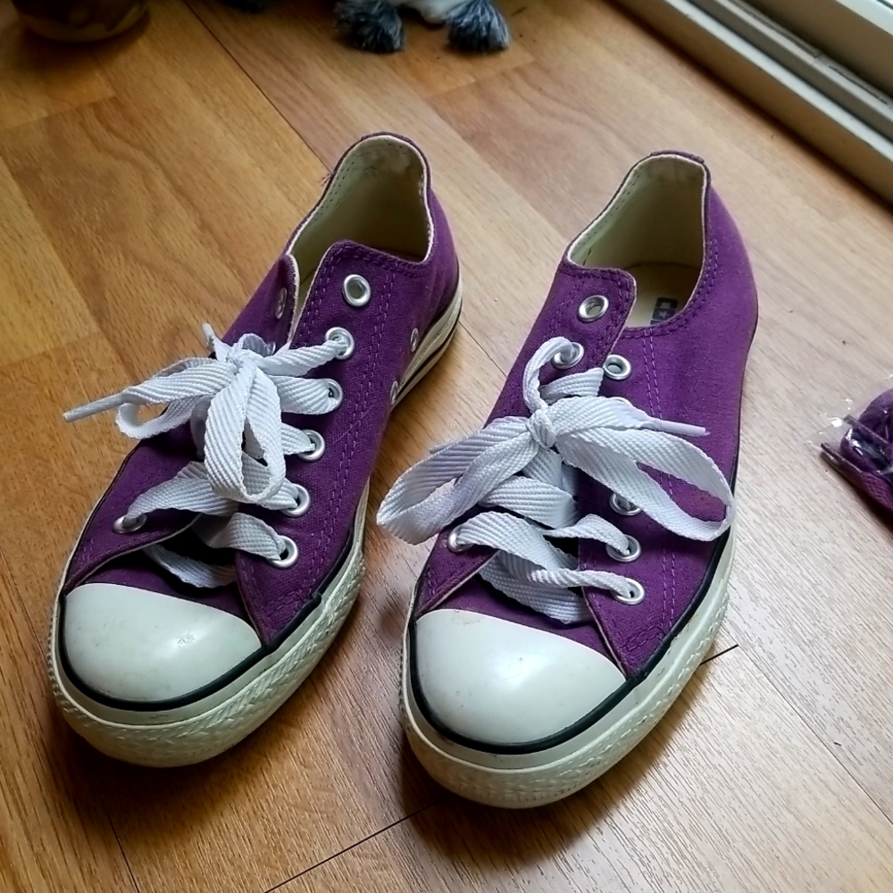 Purple Converse